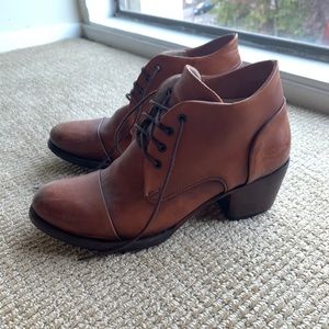 Leather booties